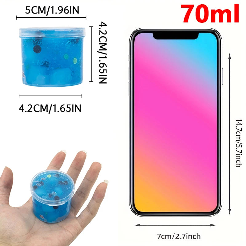 70/300ml Large Capacity Premade Crunchy Slime Kit