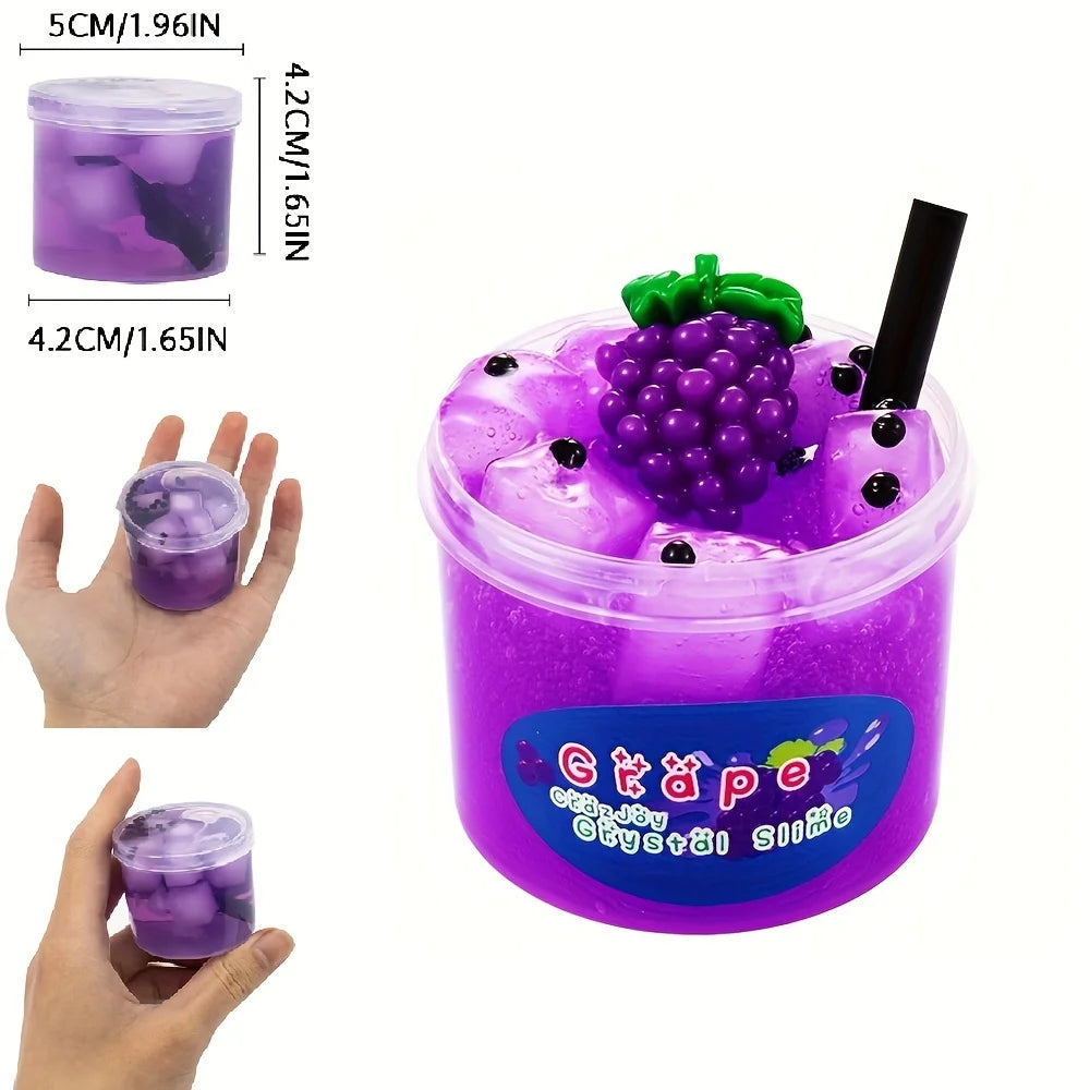 2.37oz Clear Jelly Cube Slime kit