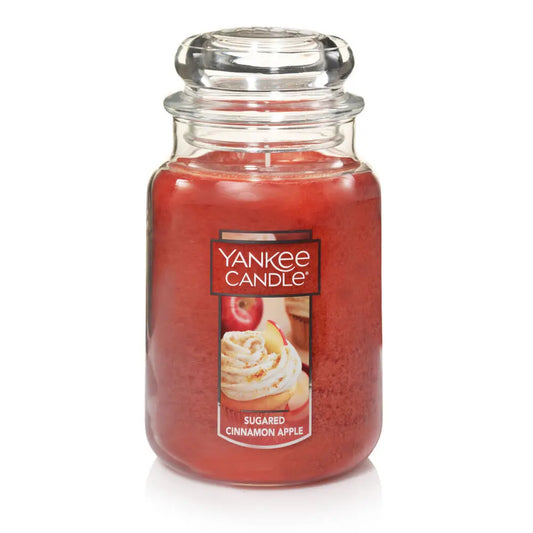 Yankee Candle Sugared Cinnamon Apple - 22 oz Large Tumbler - Scented Candle