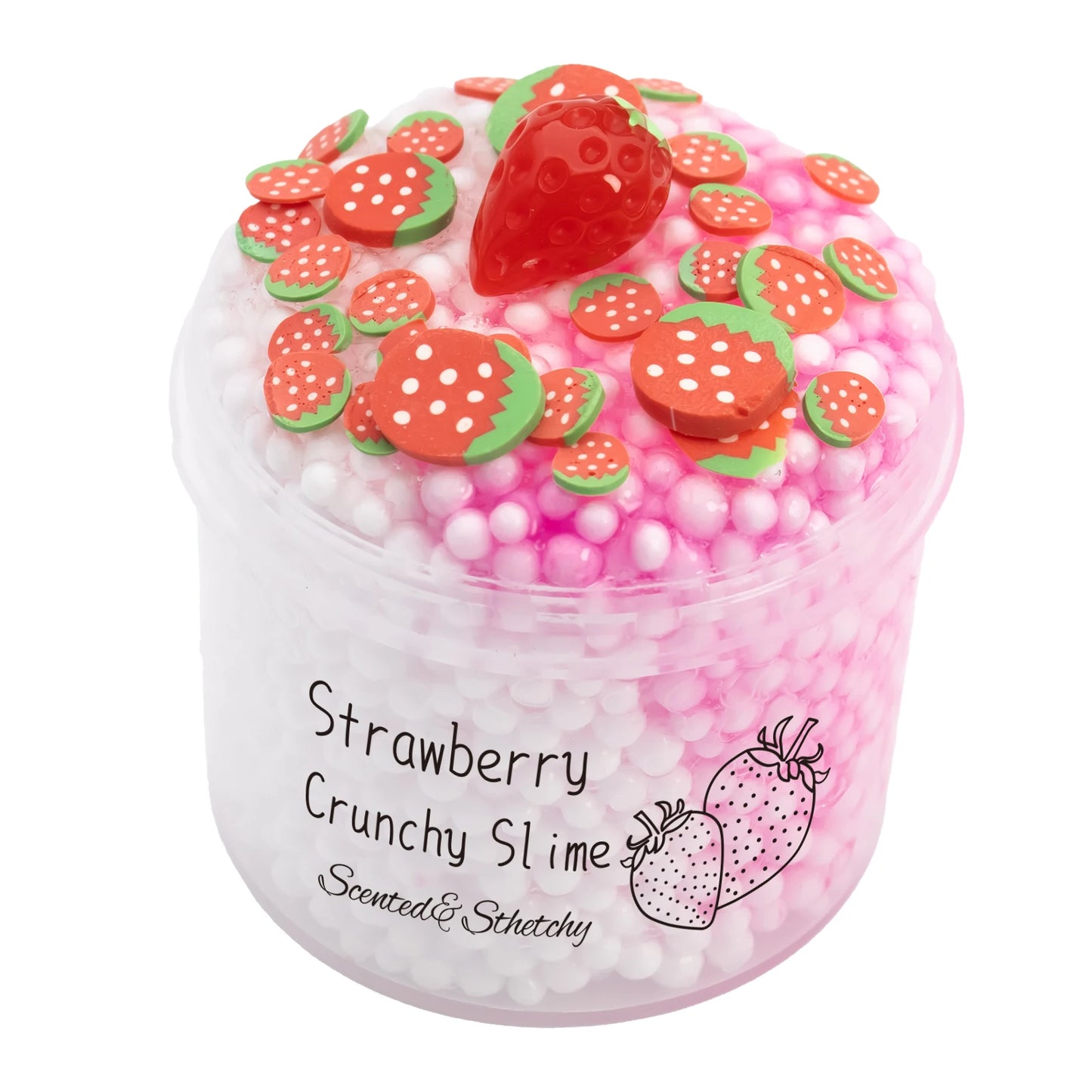 1/2 Pack Strawberry Cloud Crunchy Slime kit