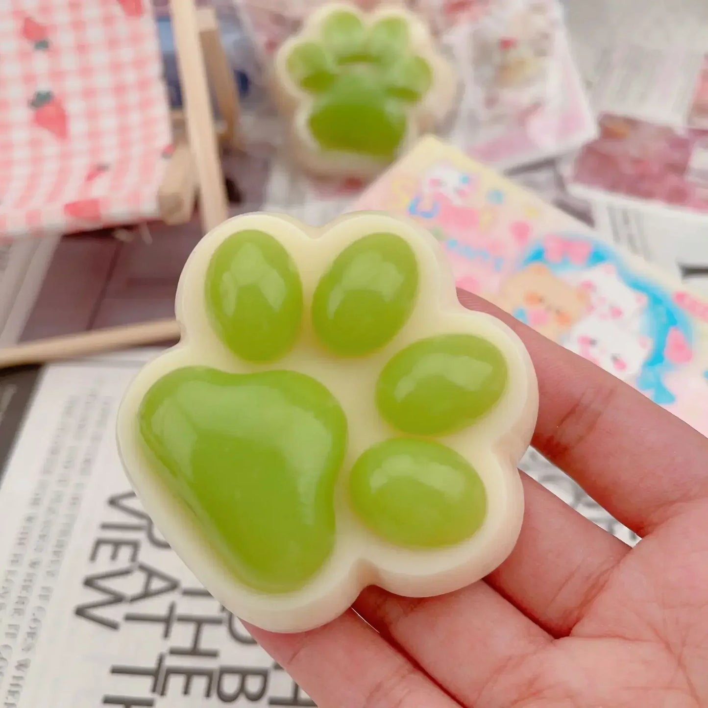 Cute Cat Paw Soft Squeeze Toy